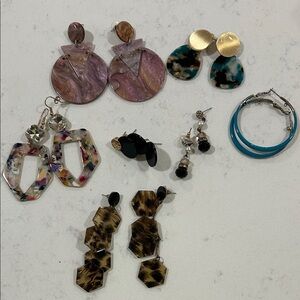 Bundle of cute pierced earrings